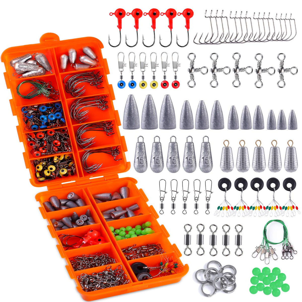 ACHIOU Fishing tackle Fishing Tackle Lots 1 x Fishing Lures Set With A –  Achiou