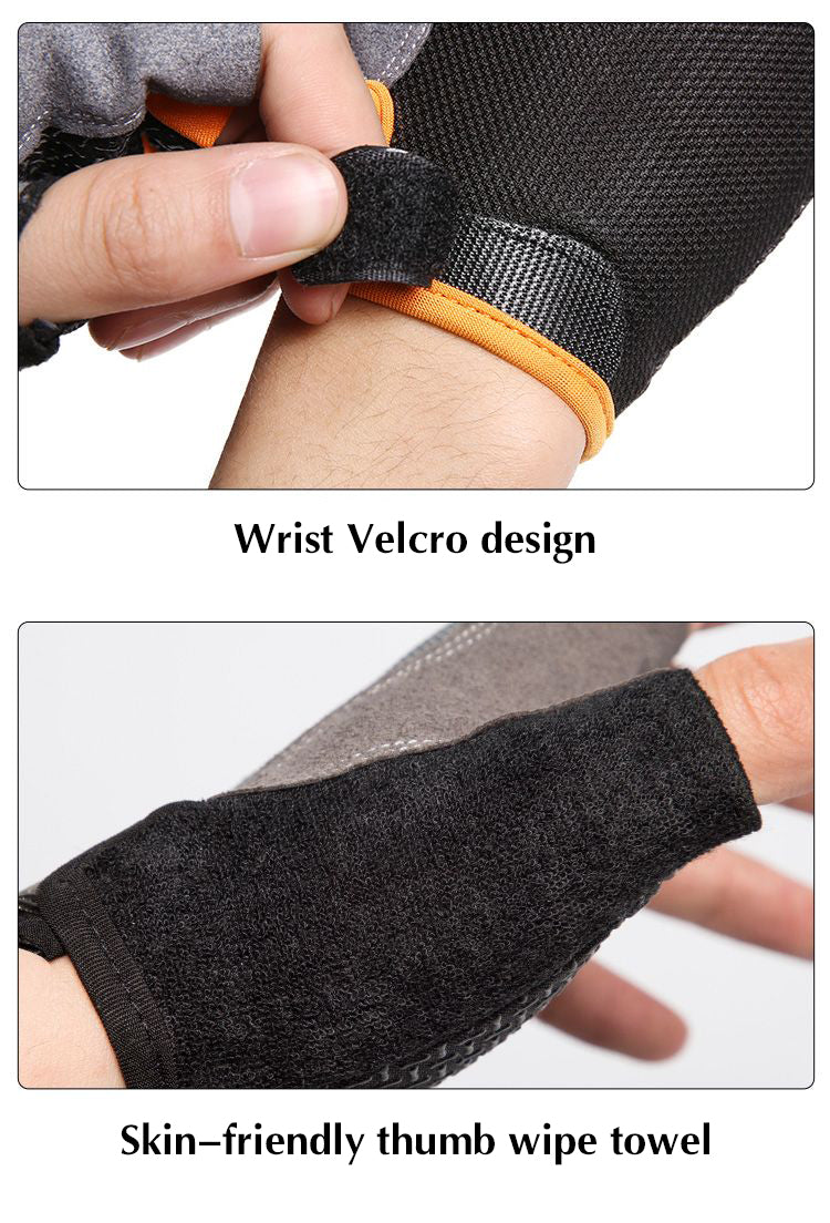 ACHIOU Bicycle Gloves Bicycling Gloves  Half Finger