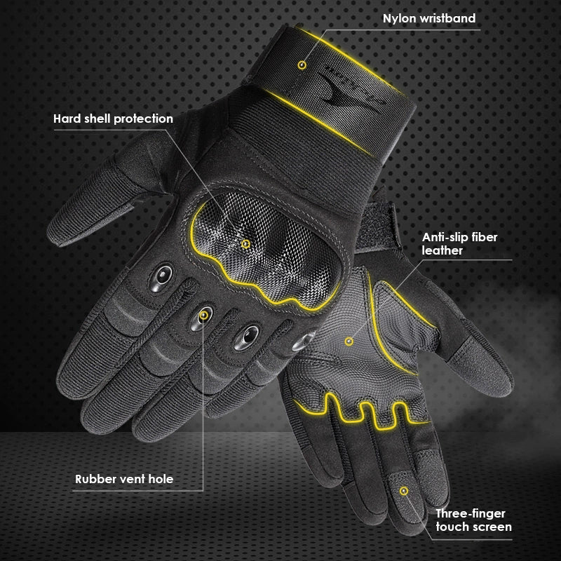 ACHIOU Motorcycle Gloves Riding gloves for ATV MTB Cycling Hiking