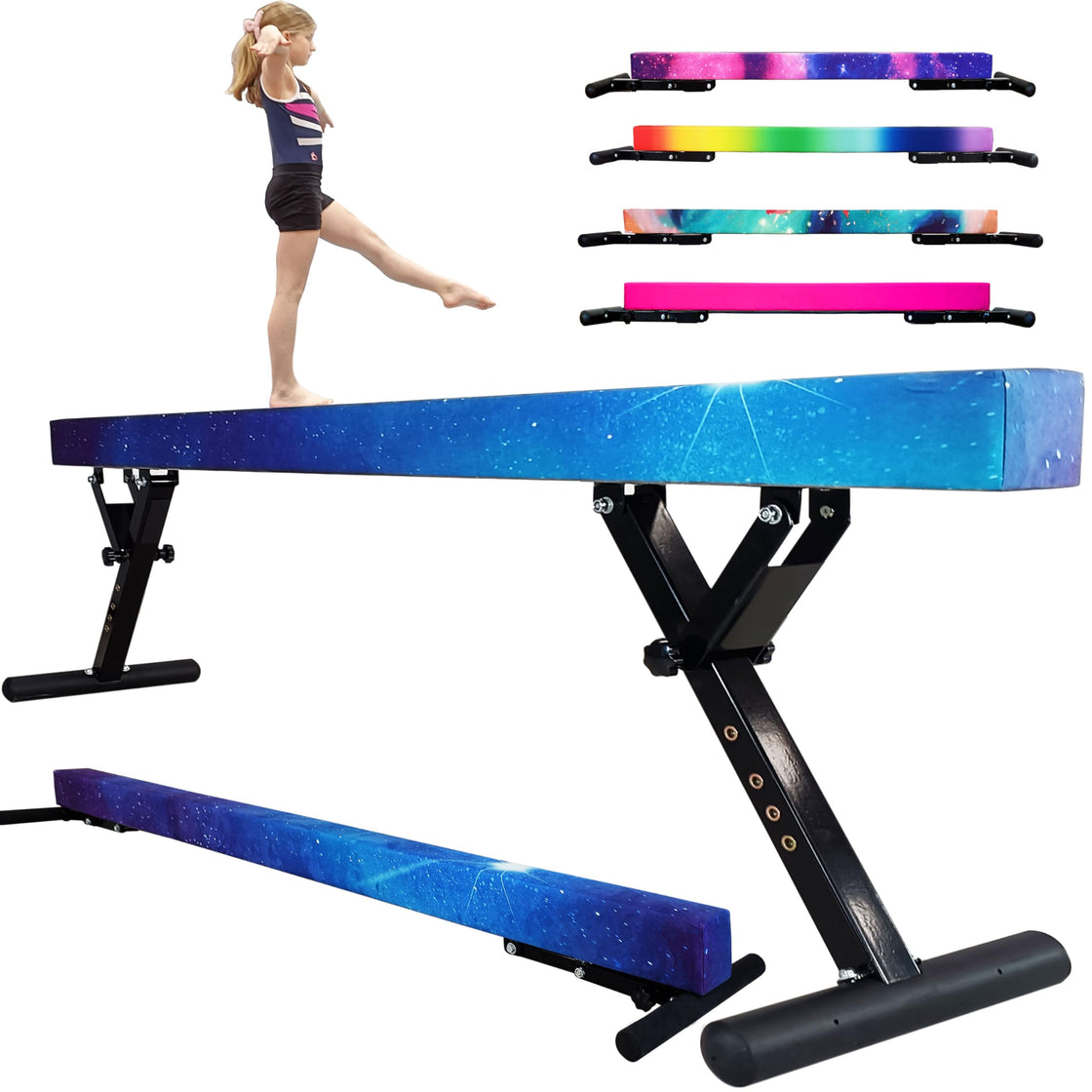 ACHIOU Appliances for gymnastics Adjustable Balance Beam for Kids