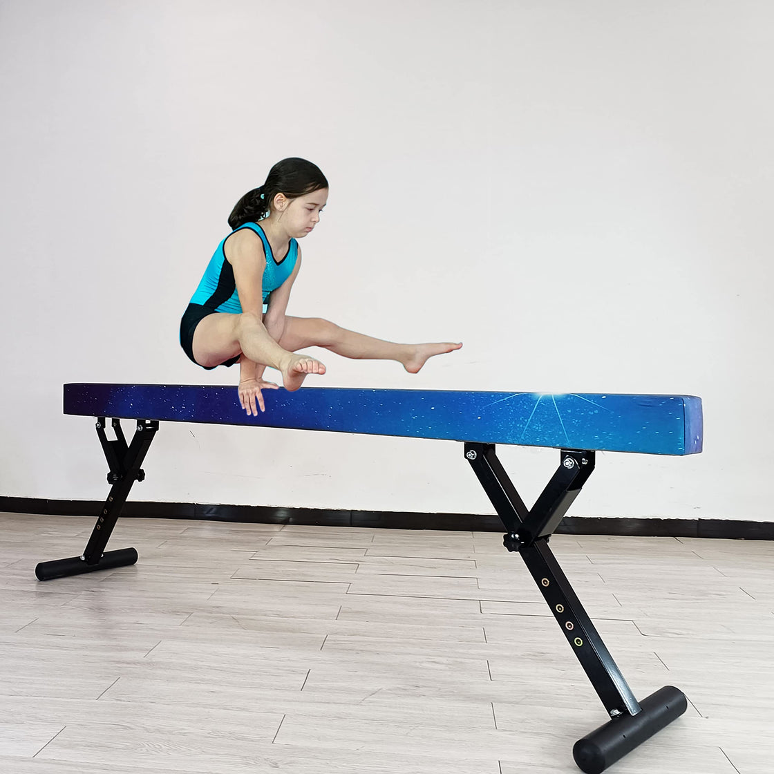 ACHIOU Appliances for gymnastics Adjustable Balance Beam for Kids