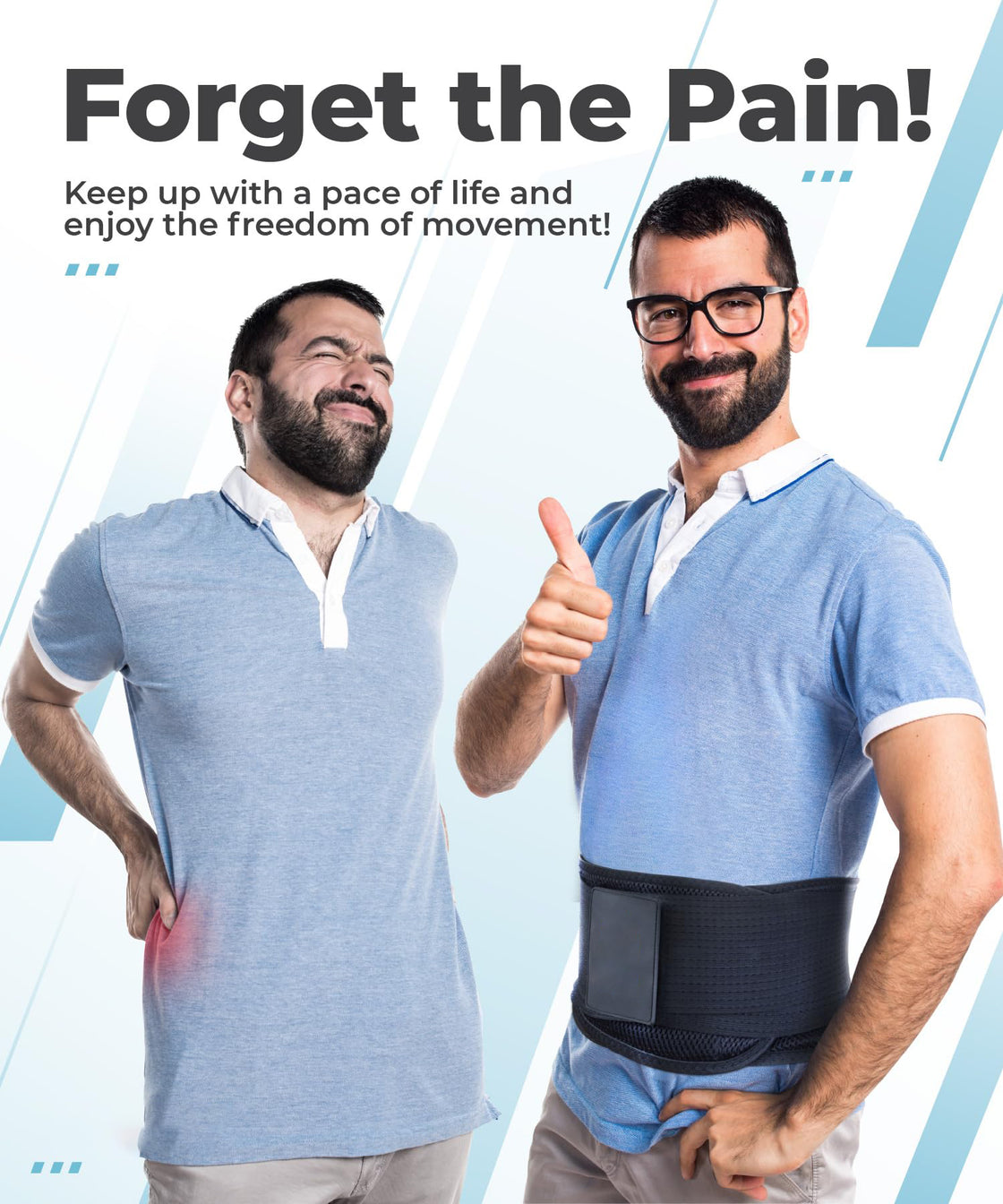 ACHIOU Back support belt, lumbar support for sports,Back Support Belt - Immediate Relief from Back Pain, Sciatica, Herniated Disc - Breathable Brace With Lumbar Pad - Lower Backbrace For Home & Lifting At Work