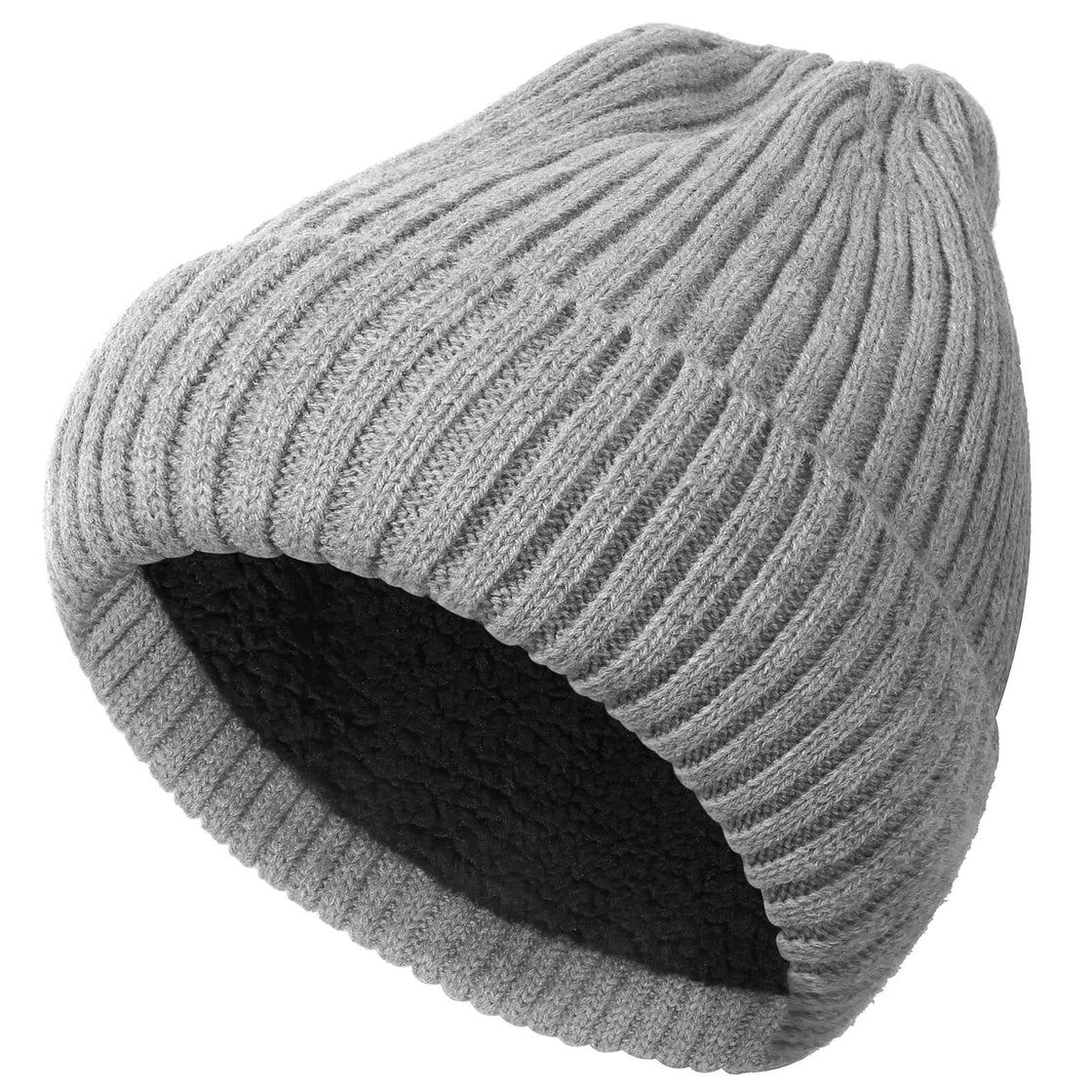 Achiou Cuffed Beanie Daily Winter Warm Knit Hat