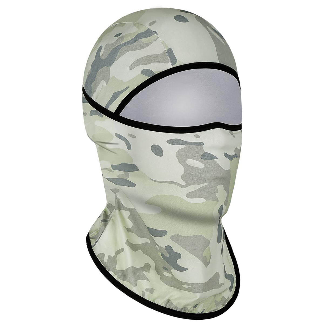 Face Mask White Camouflage