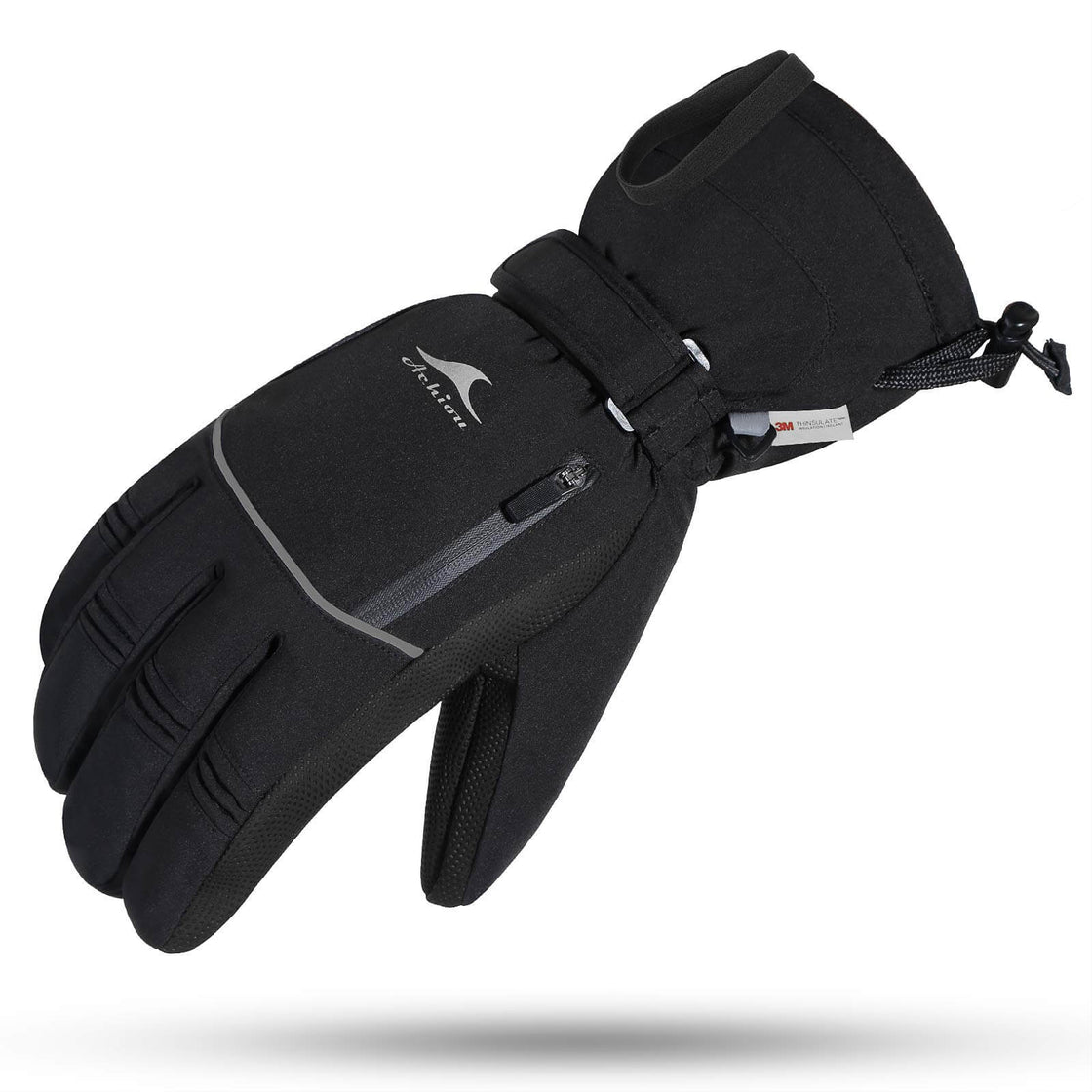 Achiou Winter Ski Gloves Waterproof Warm Touchscreen