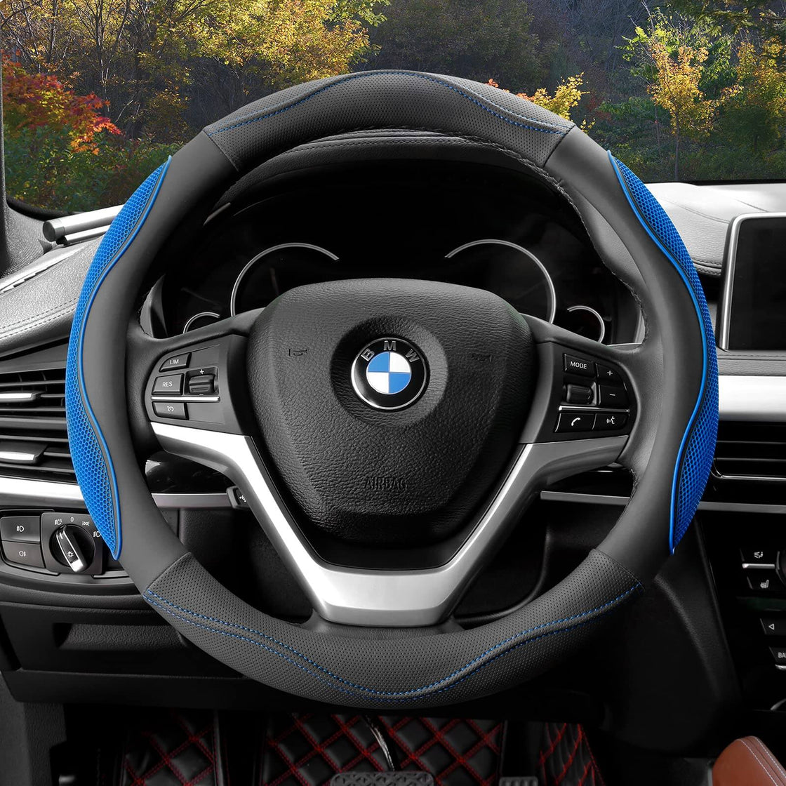 Achiou Car Steering Wheel Cover Comfortable and Breathable