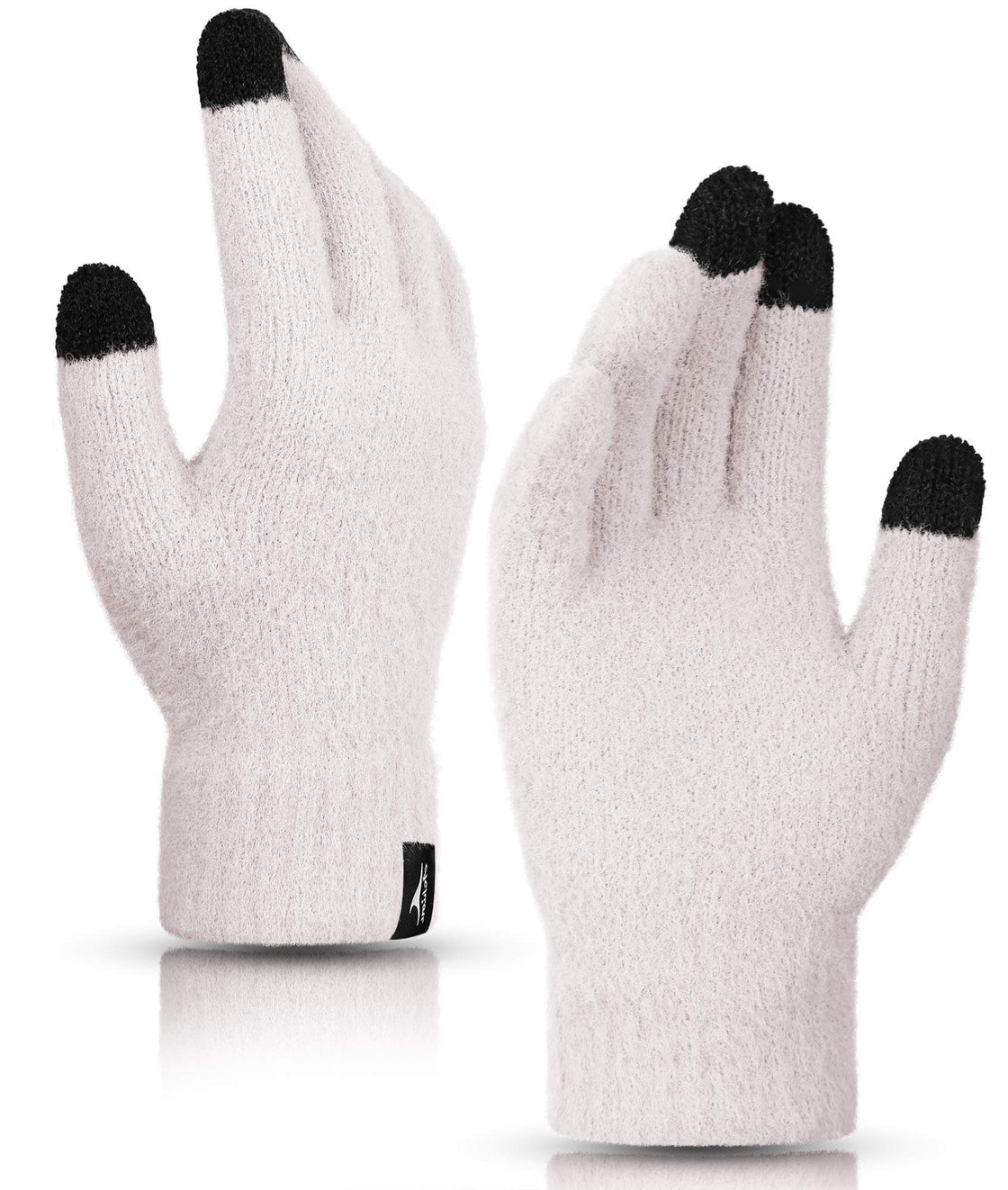 Achiou Winter Touchscreen Gloves Knit